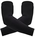 IGNITEX Gaming Arm Sleeves - Gaming Sleeve for PC Gamers - Gaming Compression Sleeves - Gaming Arm Sleeve for E-Sports, Black - 2 Pcs, One Size