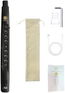 SUNRISE MELODY M1 Electronic Wind Instrument, Beginner-Friendly Digital Saxophone with 26 Timbres, 5 Octaves, 3 Vibrato Modes, 4 Fingering Modes, USB-C Rechargeable, Built-in Speaker (Black)