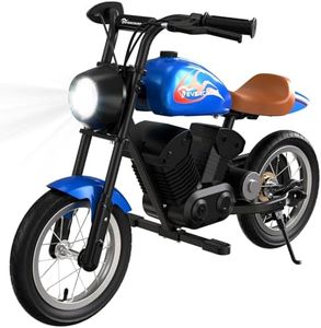 EVERCROSS EV08M Motocicleta Eléctrica para Niños, Motobici Eléctrica con Motor 150W, Velocidad de 8/16km/h y Autonomía 10km Moto Eléctrica, Neumáticas de 12’’, Motocross para Niños de 3 a 12 Años