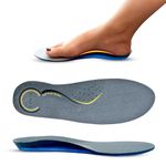 AGEasy Insoles for Flat Feet & Plantar Fasciitis | Rebound Relief Technology for Arch Support | For Loose Shoes/Replacing Existing Insoles | Trimmable Insoles for Walking, Running, Sports & Safety Shoes (Small, 5-6 UK)