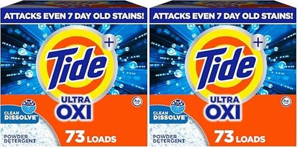 Tide Ultra OXI Powder Laundry Detergent (Pack of 2)