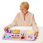 Fidget Blanket for Dementia | Calming & Comforting Dementia Activities for Seniors | Dementia Products for Elderly | Sensory Blanket | Helps with Alzheimer’s, Dementia, Asperger’s, Autism, Anxiety