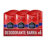 Old Spice Captain Deodorant Stick, Pack of 6 x 50 ml (300 ml Total)