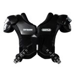 Battle Sports Defender Football Shoulder Pads with Aerospace Grade Materials, Ventilation System, Removable Sternum Protector, Foam Neck Roll