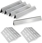 Flavorizer Bars Heat Deflector Kit for Weber Genesis Grill Parts 300 Series E310 E320 E330 EP310 EP320 EP330 with Front Control Knob, 17.5 inch Stainless Steel BBQ Heat Plate Replacement for Weber