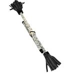 Z-Stix Professional Juggling Flower Sticks-Devil Sticks and 2 Hand Sticks, Beginner Friendly - Animal Series (Black/White Zebra, Banshee)