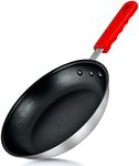 10" Pro Series Aluminum Nonstick Frying Pan, 3.5mm Thick Aluminum Professional Non Stick Pan, Every Day Use Heavy Duty Non Stick Frying Pan with Deep Sloped Sides and Riveted Handle for Extra Comfort