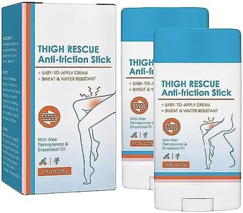Waterproof Glide Anti Chafing Stick,Anti Chafe Balm,Anti Chafe Stick,Thigh Anti Chafe Stick,Running Chafe Stick for Heel,Lower Arm,Thigh,Legs,Skin Protection-23g（2pcs）