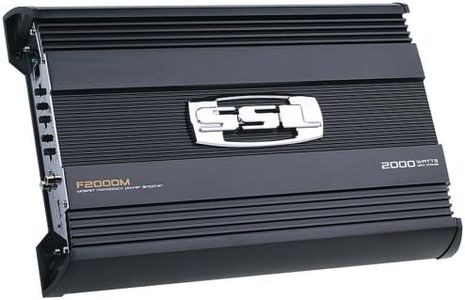 SSL F2000M Force 2000W MOSFET Monoblock Amplifier with Remote Subwoofer Level Control