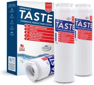 Clear Choice Replacement for Maytag UKF8001 UKF8001AXX UKF8001AXX-750 UFK8001 Refrigerator Water Filter Compatible with WF50 OWF50 WF51 8001P, NSF/ANSI 42, White