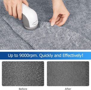 BEAUTURAL Portable Fabric Shaver and Lint Remover – 2-Speed Adjustable