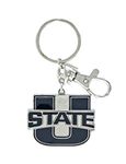 aminco NCAA Utah State CCP-KT-091-157 Heavyweight Keychain, One Size, Multicolor