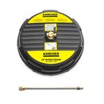 Kärcher - 3200 PSI Universal Surface Cleaner Attachment for Pressure Washers - 15" and 1/4 Quick Connect - 2 Spinning Nozzles and Extension Wand