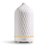 Essential Oil Diffuser,Handcrafted Ceramic Diffuser,120ml Ultrasonic Cool Mist Humidifier,Aromatherapy Diffuser with Waterless Auto-Off Function for Home Office