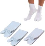 SUNTRADE 3 Pairs Japan Tabi Socks, 