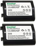 Kastar 2-Pack EN-EL4a Battery 11.1V