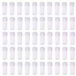 5ml Plastic Test Tubes Small Bottle Vial Storage Vial Storage Container for Lab -50pcs