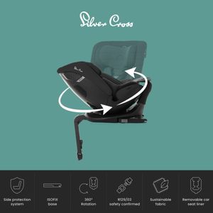 Silver Cross Motion 360 Car Seat – Rotating, All Ages