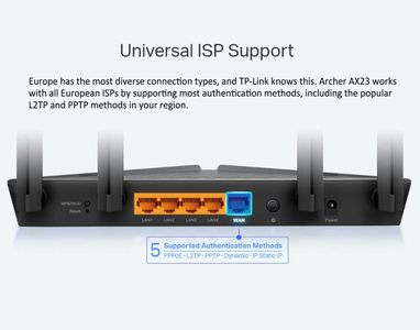 TP-Link Archer AX23 Wi-Fi 6 Router – Dual Band Gigabit Wireless