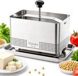 Tofu Press Stainless Steel Tofu Press & Paneer Maker - Cheese Press for Homemade Tofu, Paneer, Vegan Cheese - Heavy Duty Easy-to-Use Kitchen Tool with Adjustable Pressure BPA Free (Dishwasher Safe)