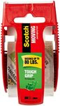 Scotch 150-AU Tough Grip Moving Packaging Tape, 48mm x 20.3m, Packs 150