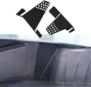 Maxzina Hood Water Barrier Compatible with 2022-2025 Ford Maverick Hood Water Drain Grille Front Trunk Water Channel Debris Filter Anti Clogging Grid 2PCS for 2024 Maverick Accessories