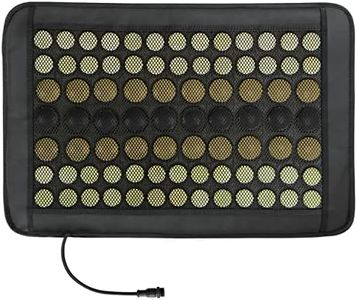 UTK Far Infrared Pad, Natural Jade and Tourmaline Infrared Pad for Back Pain, NO EMF, Smart Controller, Memory Function, Auto Shut Off, Adjustable Heating&Time Setting (23.5" X 16")