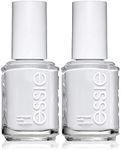 essie nail polish, blanc, white nai