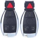 Beefunny 315MHz Smart 3+1 4 Button Replacement Remote Key Fob for Mercedes-Benz Support NEC & BGA 2000-2014, 705 Moto (2)
