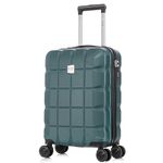 ATX Luggage 55x36x20cm Cabin Suitcase Super Lightweight Small Suitcase Approved for 100+ Airlines Including EasyJet, Ryanair, British Airways & Virgin Atlantic (Forest Green, 21Inches, 33Liter)