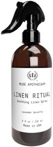 Muse Apothecary Linen Ritual - Aromatic, Soothing, and Relaxing Linen Spray for Bedding, Laundry and Fabric Spray Freshener - Infused with Natural Aromatherapy Essential Oils - Lavender Serenity