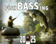 2025 Bass Fishing Wall Calendar 16-Month X-Large Size 14x22, Best Fishing Calendar by The KING Company-Monster Calendars