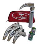 STEPWELL Laryngoscope (LED - White Light) for Adult (Macintosh), Size - 1,2,3,4 with Extra Bulbs for Doctors & Medical Students