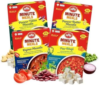 MTR Ready-To-Eat: Desi Special - Assorted Pack of 4 (Paneer Tikka Masala, Paneer Butter Masala, Rajma Masala, Pav Bhaji) - Authentic Indian Food with No Added Preservatives - Suitable for Vegetarians