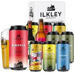 Ilkley Brewery Craft Beer Gift Hamper with Glass - Special Ales Case (11x Bottles/Cans) - Beer Gifts for Men & Women Who Love Local Stout, Pale Ale IPA Beer & Bitter