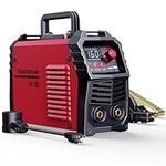 ARCCAPTAIN 110V/220V Stick Welder, [Large LED Display] 160Amp ARC Welding Machine with Synergic Control, IGBT Inverter Portable MMA Welder Machine with Lift Tig Hot Start, Arc Force and Anti-Stick