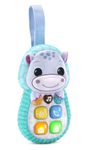 VTech Baby Hello Hippo Phone, Baby Toy Phone with Squishy Buttons, Numbers, Colours & First Words, Textures for Sensory Play, Gift for babies 3, 6, 9, 12, 18 months +, English version