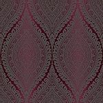 Damask Wallpaper Metallic Glitter Sparkle Textured Embossed Luxury Vinyl Plum