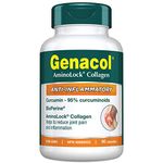 Genacol Turmeric Curcumin Supplement With Collagen & Black Pepper Bioperine | Relieves Joint Pain and Effectively Reduces Inflammation | Gentle on the Stomach | GENACOL ANTI-INFLAMMATORY 90 Capsules