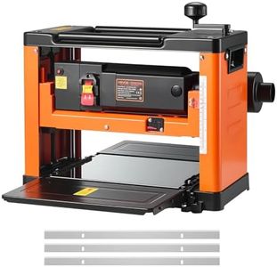 VEVOR 13-Inch Thickness Planer, Three-Blade Power Benchtop Planer, with 2000W 23500 RPM Powerful Motor, Dual Rollers, Over Protection, for Hard Soft Wood Material
