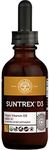 Global Healing USDA Organic Vitamin D3 5000 IU Liquid Supplement - Supports Healthy Bones, Immunity, and Strong Joints - 2 Fl Oz