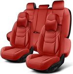 TIEHESYT Martha Red Car Seat Covers