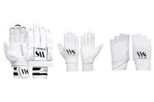 Whitedot Dot 2.1 Cricket Batting Gloves with Full and Half Finger Inner Gloves Suitable for Boys/Small, Right Hand