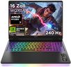 Omen MAX Gaming Laptop, 16 Zoll WQXGA Display 240Hz, AMD Ryzen AI 7 350 (8C) 50 NPU Tops - bis zu 5.0 GHz, NVIDIA GeForce RTX 5070 Ti 12GB VRAM, 32 GB RAM, 1 TB SSD, Win 11, QWERTZ, RGB Light, Schwarz