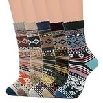 Zando Knit Pattern Mens Winter Sock