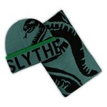 Harry Potter Slytherin Premium Adults Beanie & Jacquard Scarf Set