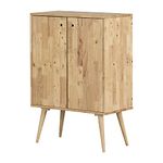 South Shore Storage Unit, Natural Wood, Narrow