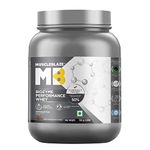 MuscleBlaze Biozyme Performance Whey Protein | Clinically Tested 50% Higher Protein Absorption | Informed Choice UK, Labdoor USA Certified & US Patent Filed EAF® (Rich Chocolate, 750 g / 1.6 lb)