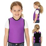 Special Supplies Sensory Compression Vest Deep Pressure Comfort (Purple, X-Small)