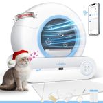 Self Cleaning Litter Box, 2024 Upgraded Automatic Cat Litter Box with Mat & Multiple Cleaning Tools, 68L+9L Large Capacity Litter Robot, Smart Litter Box with App Control (Blue)